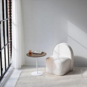 Asir Stół składany CHILL 50x50 cm biały/brąz AS1590