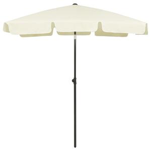 Parasol plażowy, piaskowy żółty, 180x120 cm