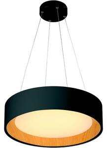 Eurolamp LED Żyrandol na lince LED/30W/230V 3000K czarny/dąb EU0027