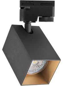 Polux Oświetlenie punktowe do systemu szynowego SQUARE 1xGU10/10W/230V czarne SA1902