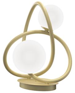 Wofi Wofi 8014-201 - LED Lampa stołowa NANCY 2xG9/3,5W/230V złoty/biała + W3992