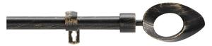 Metalowy regulowany karnisz 120 - 210 cm Ovalon – douceur d'intérieur