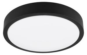 Czarna lampa sufitowa LED ø 40 cm Iseo – Trio