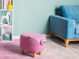 Pufa zwierzak świnka dla dzieci do pokoju dziecięcego różowa Piggy Beliani