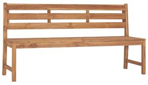 Ławka ogrodowa, 170 cm, lite drewno tekowe