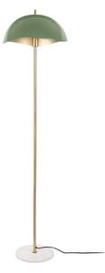 Lampa stojąca w zielono-złotym kolorze z metalowym kloszem (wysokość 154 cm) Waved – Leitmotiv