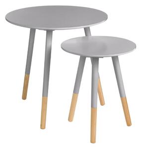 Okrągłe stoliki zestaw 2 szt. ø 48 cm Viborg – Premier Housewares