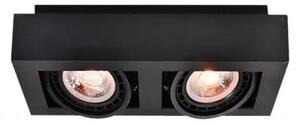 Czarna lampa sufitowa z metalowym kloszem 34x18,5 cm Loid – GTV