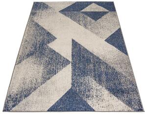 Ciemnoniebieski dywan przecierany do salonu - Kavo 6X