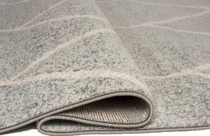 Szary dywan pokojowy w kratkę - Kavo 4X