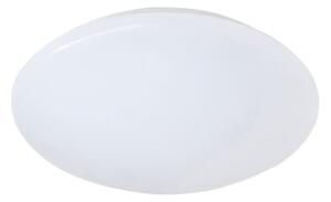 Biała lampa sufitowa LED Trio Putz II, średnica 27 cm