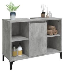 Szafka pod umywalkę, szarość betonu, 80x33x60 cm