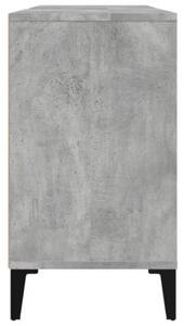 Szafka pod umywalkę, szarość betonu, 80x33x60 cm