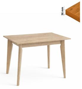 Stół 60x100 cm prostokątny nierozkładany, blat 3,6 cm, nogi Drewniane „ Trapezowe 2 ” | ArtD Home