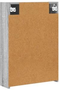 Szafka z lustrem do łazienki szary sonoma 50 x 14,5 x 70 cm