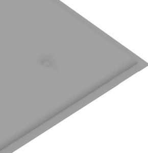 Ławka ogrodowa z poduszką, 120 cm, bambusowa