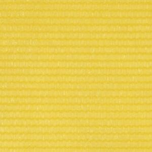 Parawan balkonowy, żółty, 90x600 cm, HDPE