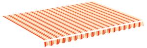 Zapasowa tkanina na markizę, żółto-pomarańczowa, 4x3 m