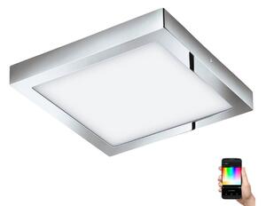 Eglo Eglo 33668-LED RGBW Ściemnialne oświetlenie łazienkowe FUEVA-C 21W/230V 30x30cm EG33668