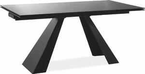 Stół rozkładany SALVADORE 160(240)x90 czarny mat