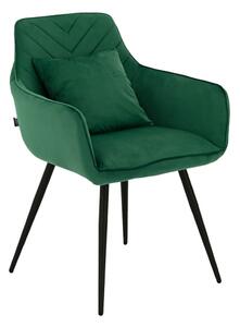 EMWOmeble Krzesło do jadalni zielone DC-0082-6