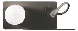 Ideal Lux Ideal Lux - LED Kinkiet punktowy BOOK 1xG9/28W + LED/3W/230V czarny ID174846
