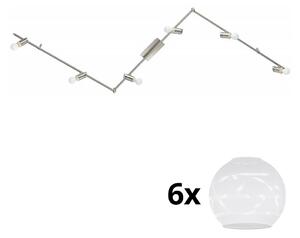 Eglo Eglo - LED Oświetlenie punktowe MY CHOICE 6xE14/4W/230V chrom/białe EG31112L