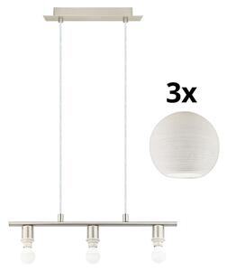 Eglo Eglo - LED Żyrandol na lince MY CHOICE 3xE14/4W/230V chrom/biały EG31118A