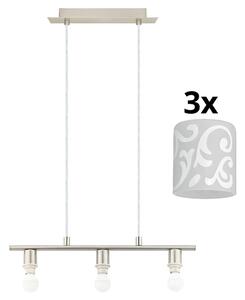 Eglo Eglo - LED Żyrandol na lince MY CHOICE 3xE14/4W/230V chrom/biały EG31118H
