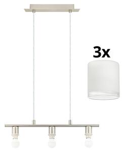 Eglo Eglo - LED Żyrandol na lince MY CHOICE 3xE14/4W/230V chrom/biały EG31118F