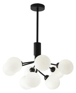 Czarno-biała lampa wisząca SULION Musa, wys. 102 cm