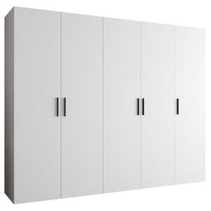 Szafa uchylna otwierana Bari 1 250 wys. 202 cm biaÅy + u. czarny