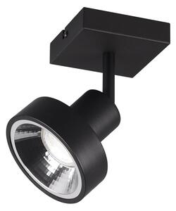 Czarna lampa punktowa ø 11 cm Leon – Trio