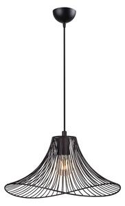 Czarna lampa wisząca ø 40 cm Wavy – Squid Lighting