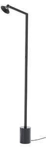 Lampa Podłogowa Lucande, Steve, ściemnialny, czarny, salon, metal, nowoczesny