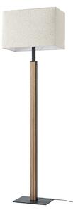 Lampa Podłogowa Quitani, Lisene, ściemnialny, drewniany, salon, tkanina | tekstylia, design