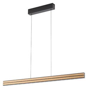 Lampa Wisząca Quitani, Lisene, ściemnialny, drewniany, jadalnia, drewno, design
