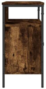 Szafka pod umywalkę, przydymiony dąb, 80x30x60 cm