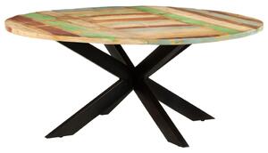 Okrągły stół jadalniany, 175x75 cm, lite drewno z odzysku