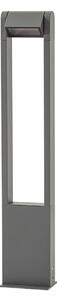 Zewnętrzna Lampa Lindby, Meloni, czarny, taras, aluminium, nowoczesny