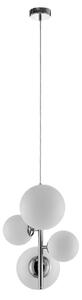Lampa Wisząca ALDEX, Dione, ściemnialny, metaliczny, salon, szkło, nowoczesny