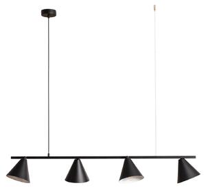 Lampa Wisząca ALDEX, Hängeleuchte Form 4, ściemnialny, czarny, jadalnia, metal, nowoczesny