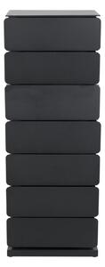 Czarna metalowa komoda 37x99x26 cm Joey – Spinder Design