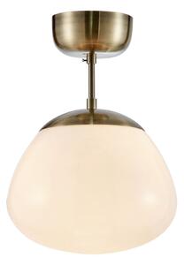 Lampa sufitowa ze szklanym kloszem w kolorze brązu i bieli ø 25 cm Rise – Markslöjd