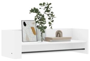 Półka ścienna, biała, 100x35x30,5 cm, materiał drewnopochodny