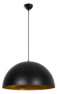 Czarna lampa wisząca z metalowym kloszem ø 60 cm Coppa – Opviq lights