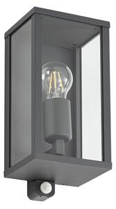 Zewnętrzna Lampa Lindby, Peldar, ściemnialny, czarny, taras, aluminium, nowoczesny