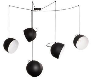 Lampa Wisząca ALDEX, Pepe, ściemnialny, czarny, salon, metal, nowoczesny