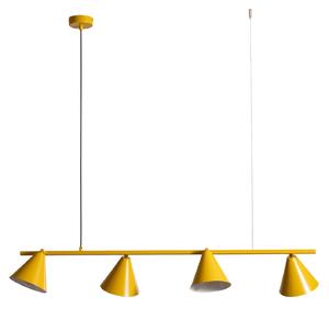 Lampa Wisząca ALDEX, Hängeleuchte Form 4, ściemnialny, żółty, jadalnia, metal, nowoczesny