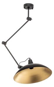 Lampa Sufitowa ALDEX, 808, ściemnialny, czarny, salon, metal, nowoczesny
